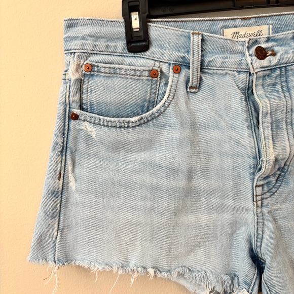 Madewell Relaxed Denim Shorts Size 27 Casual Vintage Inspired - Picture 4 of 11